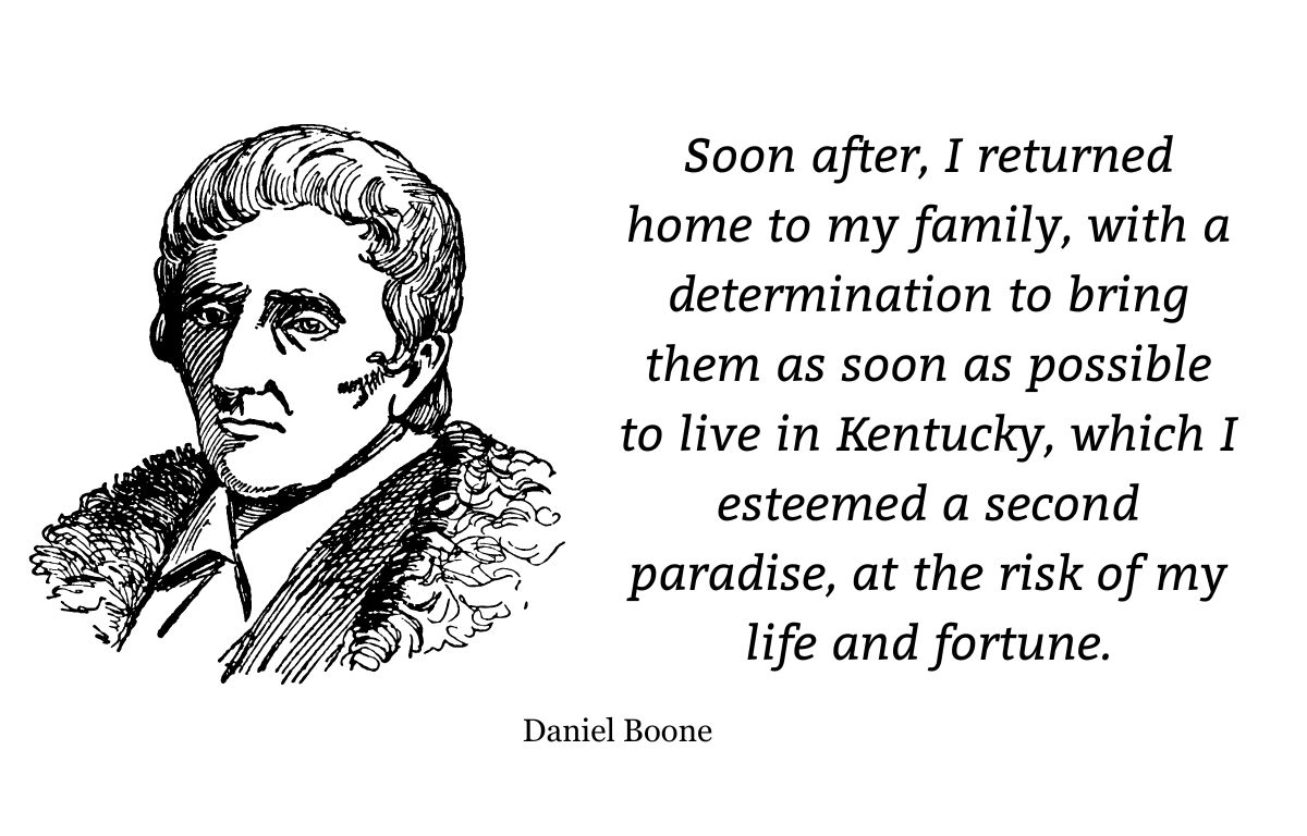 daniel boone quote kentucky